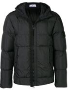 Stone Island Zip-up Padded Jacket - Black