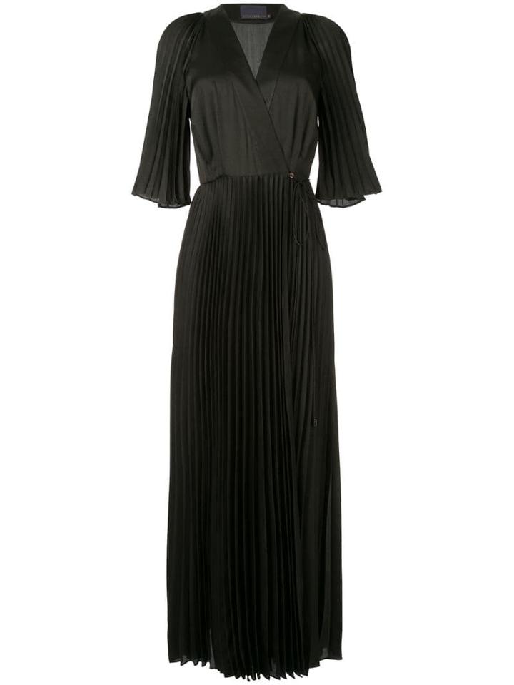 Ginger & Smart Tempera Wrap Gown - Green