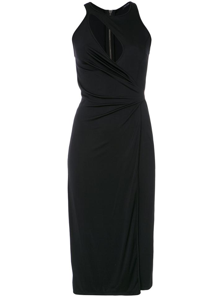 Tufi Duek Envelope Midi Dress - Black