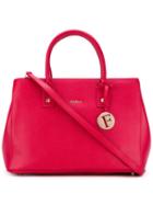 Furla - Large Linda Tote - Women - Calf Leather - One Size, Women's, Red, Calf Leather