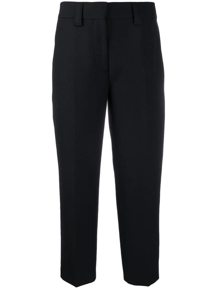 Acne Studios Cropped Trousers - Black