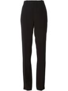 Givenchy High Waist Trousers, Women's, Size: 36, Black, Viscose/spandex/elastane/polyamide