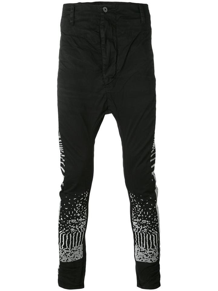 Embroidered Slim-fit Jeans - Men - Cotton/spandex/elastane - M, Black, Cotton/spandex/elastane, 11 By Boris Bidjan Saberi