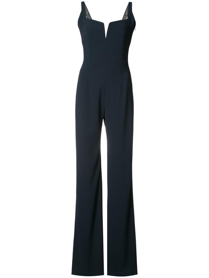 Galvan Fitted Jumpsuit - Blue