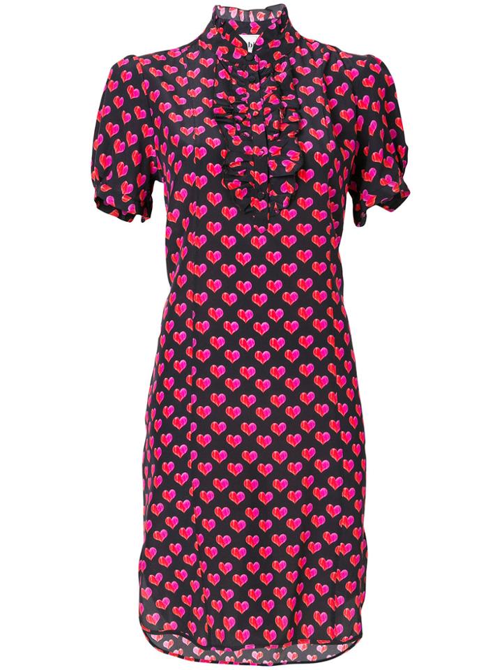 Aybi Heart Print Dress - Multicolour