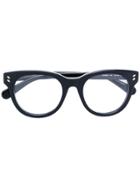 Stella Mccartney Eyewear Butterfly Frame Glasses - Black