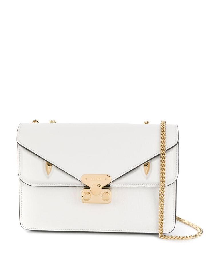 Fendi Bag Bugs Shoulder Bag - White
