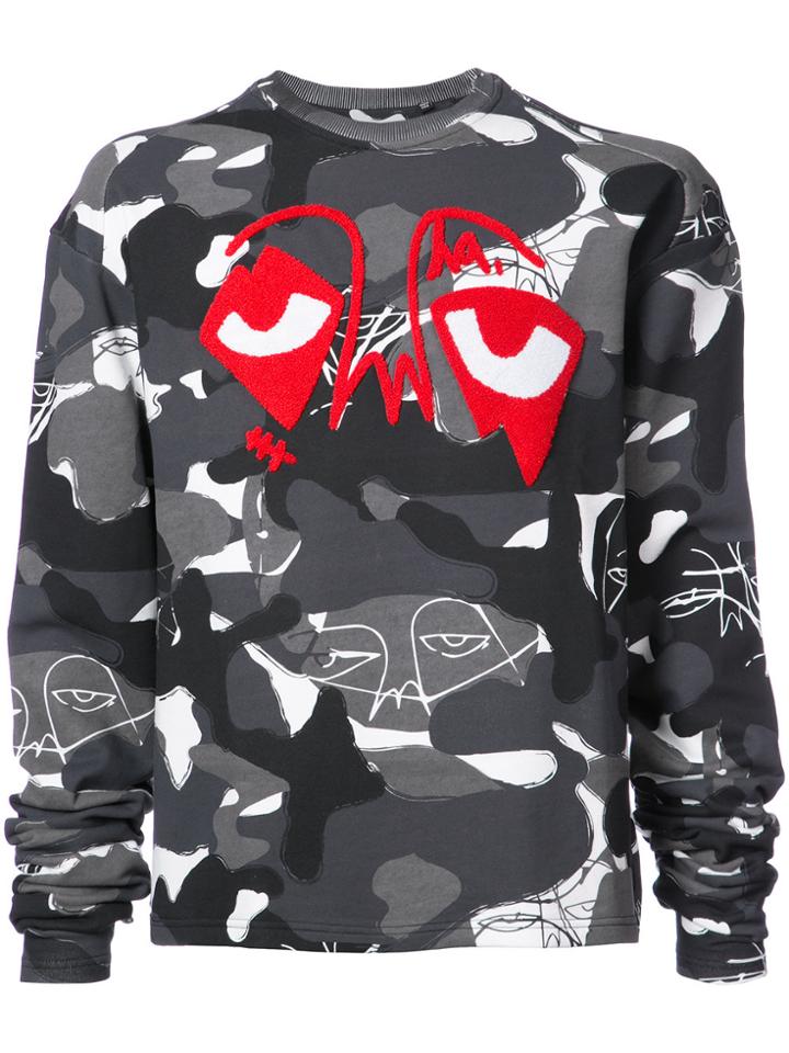 Haculla Camouflage Sweatshirt - Grey