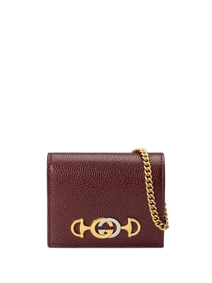 Gucci Gucci Zumi Card Case - Red