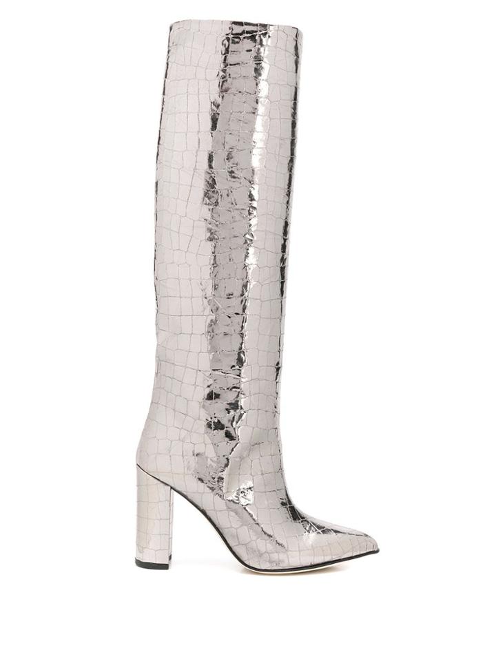 Paris Texas Nugnes 1920 Boots - Metallic