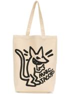 Marc Jacobs Stinky Rat Print Canvas Bag - Nude & Neutrals