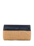 Lanvin Réglisse Woven Clutch - Neutrals