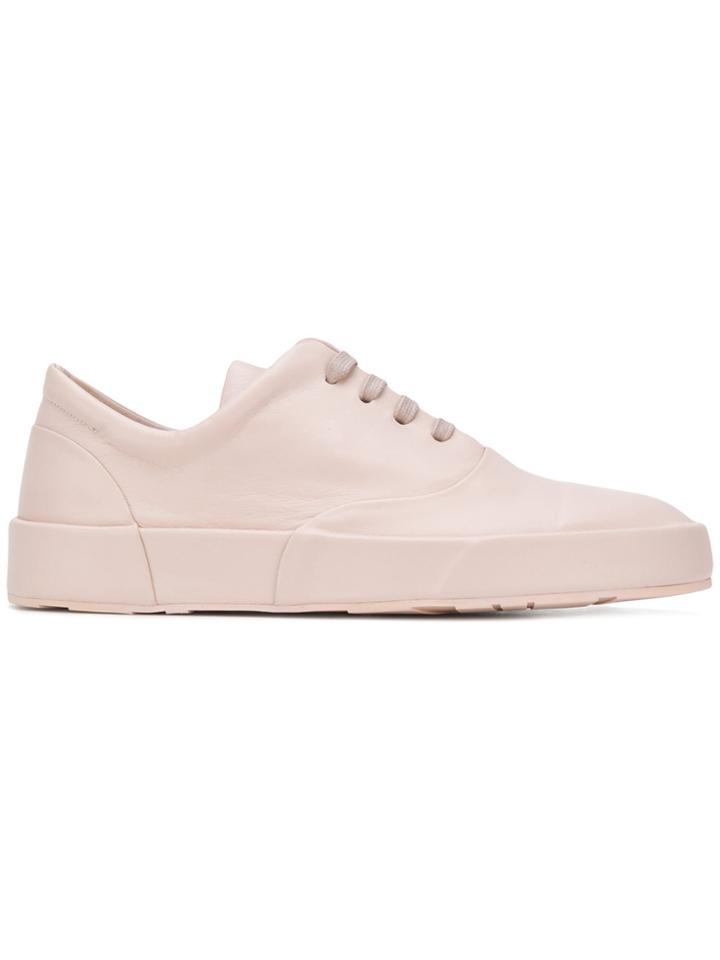 Jil Sander Lace-up Sneakers - Pink & Purple