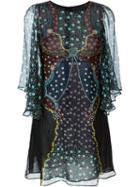 Mary Katrantzou 'belle' Dress, Women's, Size: 10, Blue, Silk/lurex