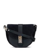 Proenza Schouler Suede Ps11 Small Saddle Bag - Blue