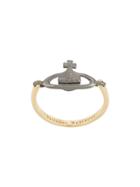 Vivienne Westwood Anglomania Vendome Slim-band Ring - Gold
