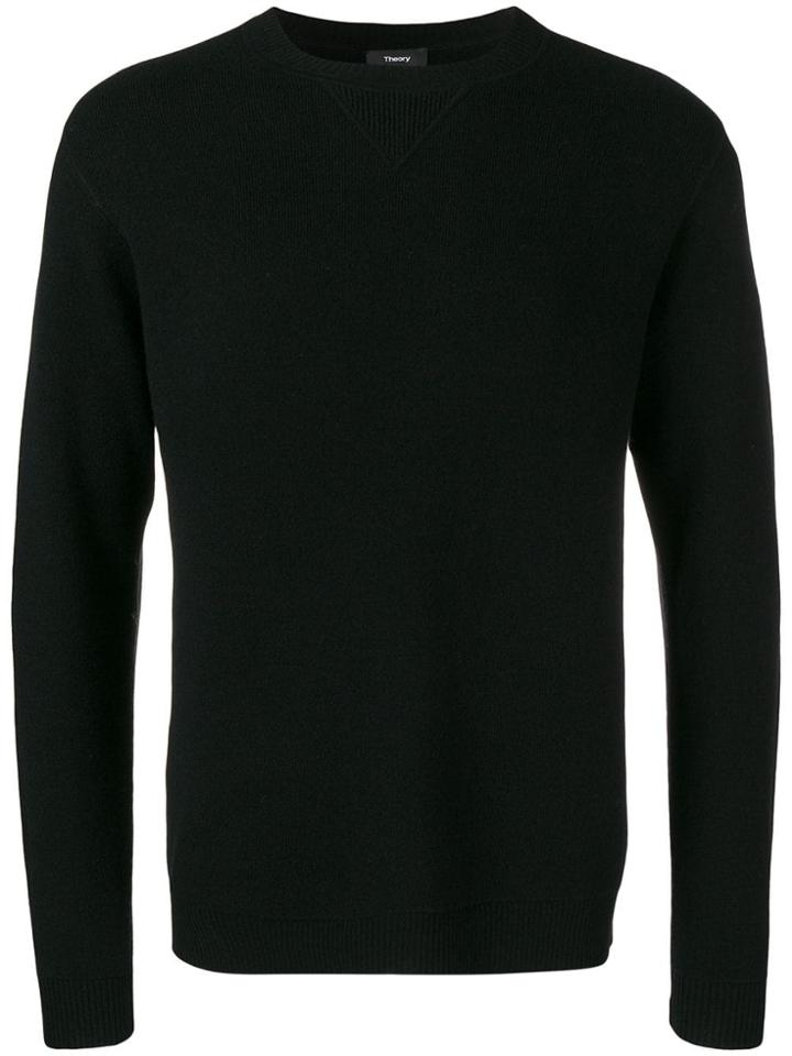 Theory Classic Cashmere Sweater - Black