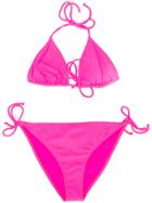 Msgm Kids Teen Triangle Bikini - Pink