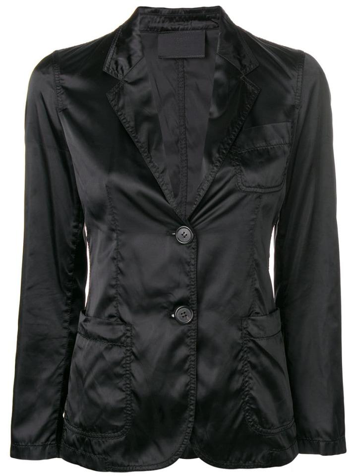 Prada Vintage Single Breasted Blazer - Black