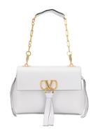 Valentino Valentino Garavani Logo Plaque Bag - White