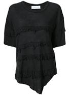 Iro - Birtie T-shirt - Women - Linen/flax - S, Black, Linen/flax