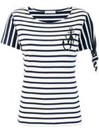 Jw Anderson Striped Sailor T-shirt - Blue