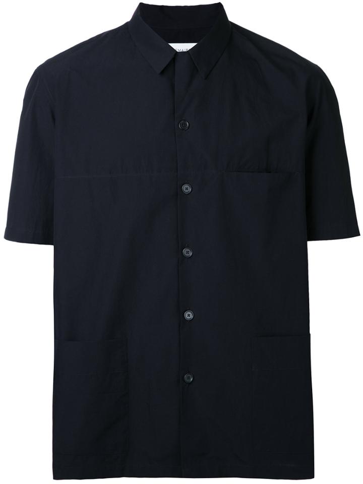 Lemaire V-neck Shirt - Black
