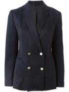 3.1 Phillip Lim Studded Blazer, Women's, Size: 2, Blue, Acrylic/viscose/polyamide/viscose