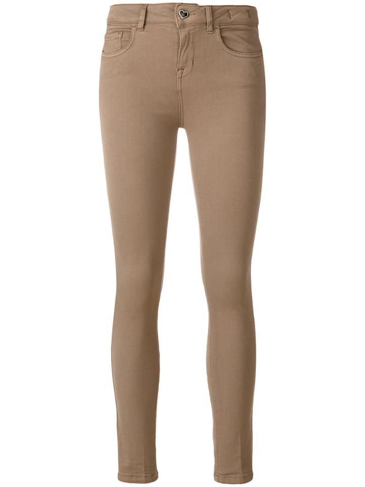 Twin-set Skinny Trousers - Nude & Neutrals
