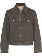 Our Legacy Boxy Fit Linen Shirt Jacket - Grey