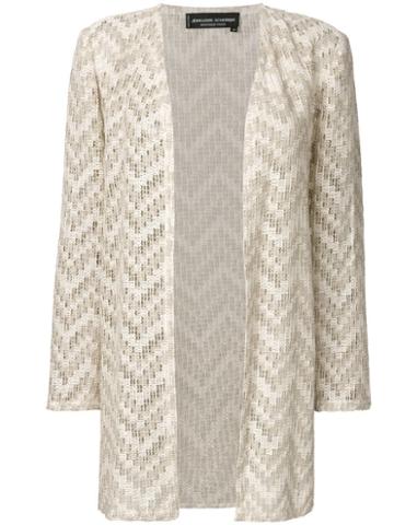 Jean Louis Scherrer Pre-owned Open Knit Cardigan - Neutrals