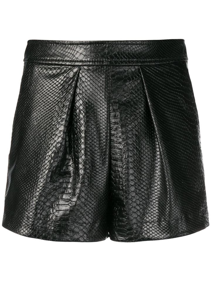 Philosophy Di Lorenzo Serafini Fitted Biker Shorts - Black