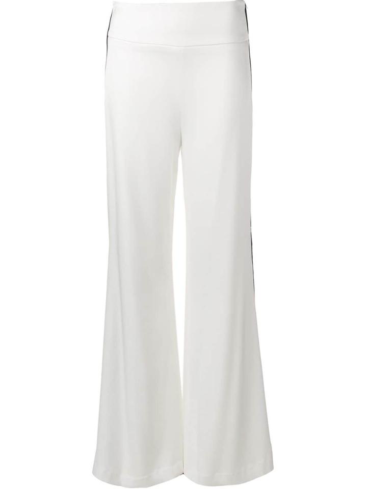 Galvan Bianca Flared Trousers - White