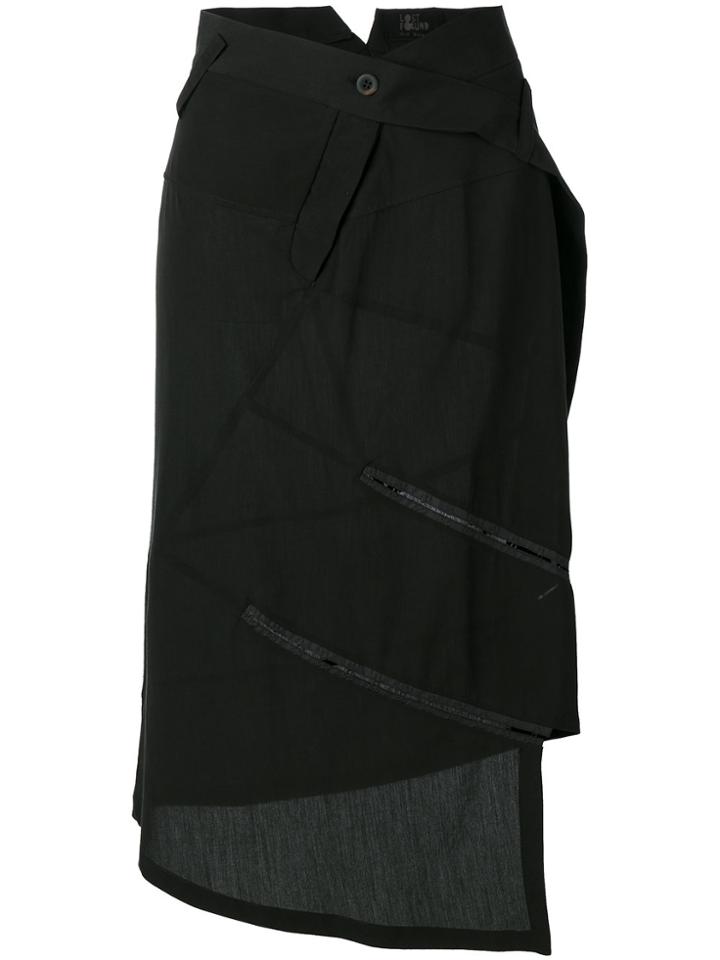 Lost & Found Ria Dunn Manicomio Skirt - Black