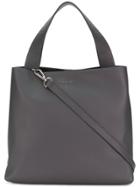 Orciani Logo Plaque Tote - Grey