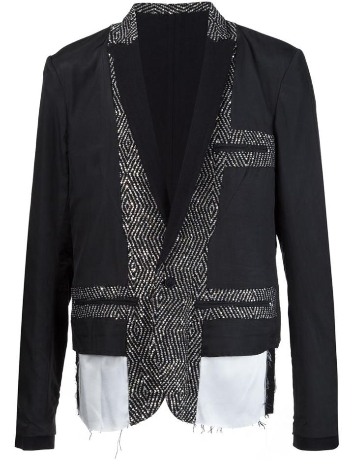 Haider Ackermann Colour Block Blazer