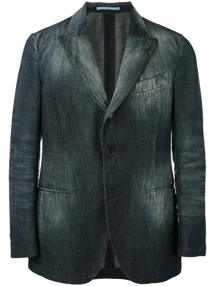 Gabriele Pasini - Denim Blazer - Men - Cotton - 54, Blue, Cotton