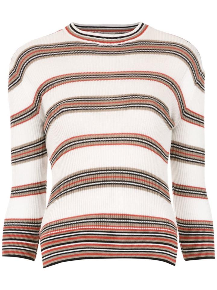 Nk Knitted Striped Top - Multicolour