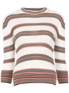 Nk Knitted Striped Top - Multicolour