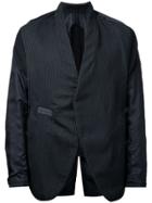Abasi Rosborough Striped Panel Blazer - Black