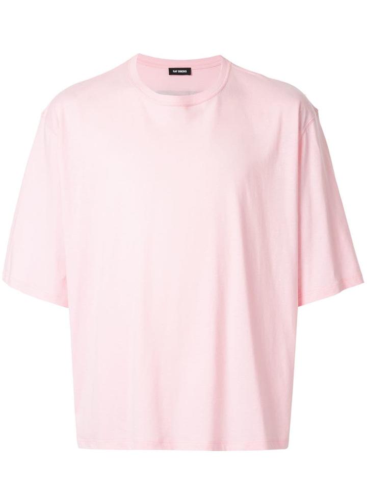 Raf Simons Cut Out Detail T-shirt - Pink