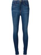 Frame Denim Ali Skinny Jeans, Women's, Size: 26, Blue, Cotton/polyester/spandex/elastane