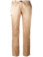 Romeo Gigli Pre-owned Turn Up Hem Trousers - Pink