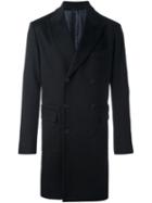 Aspesi Double Breasted Coat, Men's, Size: Small, Blue, Viscose/wool