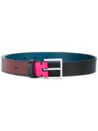 Ps By Paul Smith Colour Block Belt - Black
