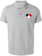 Moncler Logo Polo Shirt, Men's, Size: Large, Grey, Cotton