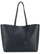 Saint Laurent - Leather Shopper Tote - Women - Leather - One Size, Blue, Leather