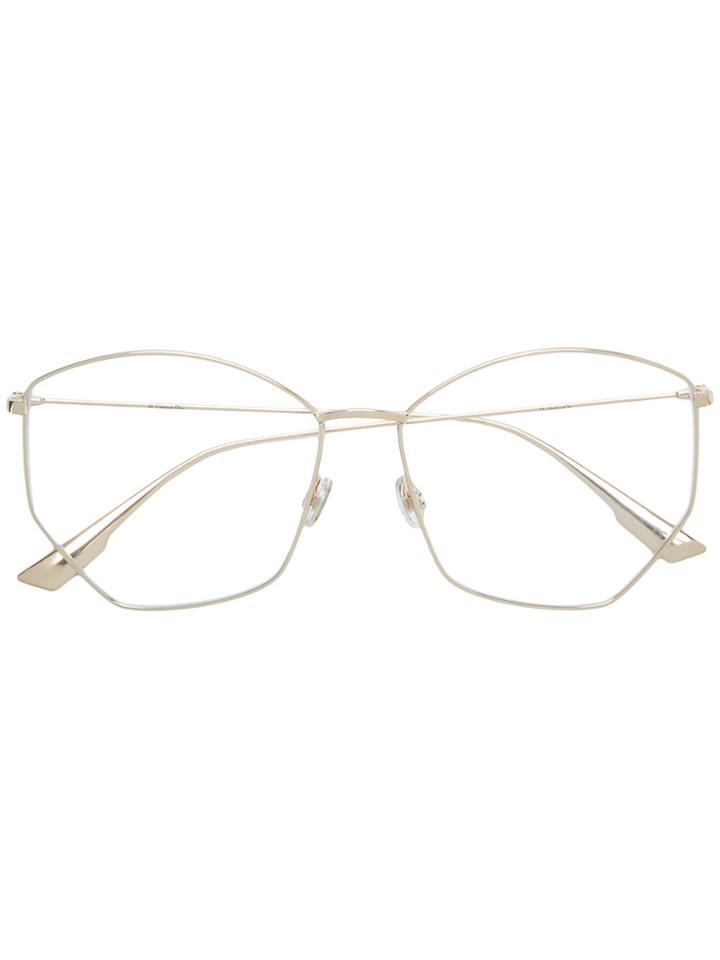Dior Eyewear Oversized Glasses - Metallic