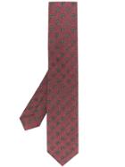 Barba Floral Pattern Tie - Red