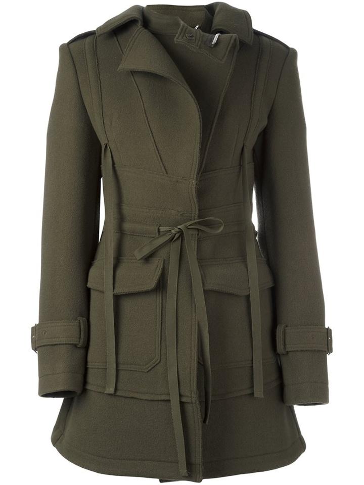 Alexander Mcqueen Drawstring Waist Coat